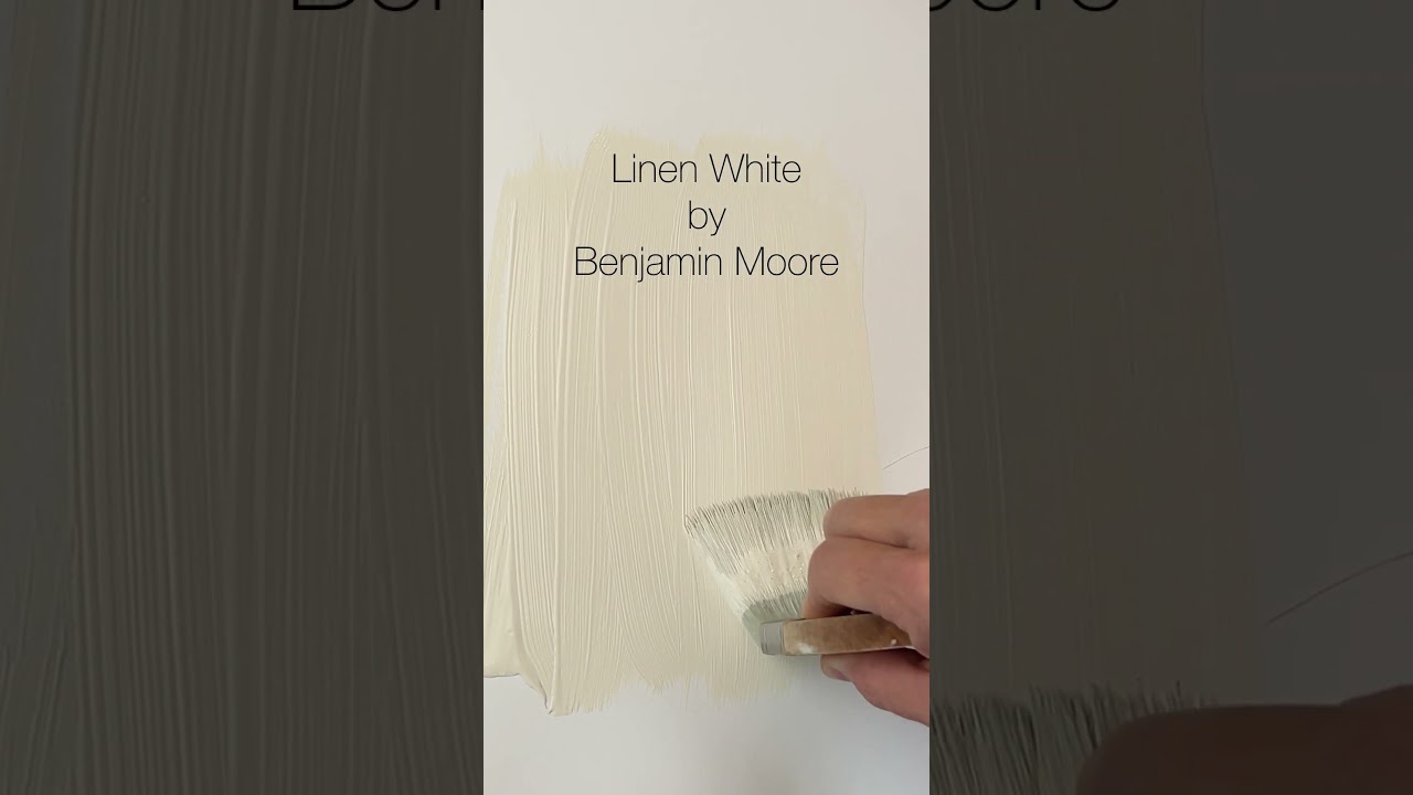 Linen White by Benjamin Moore is a gorgeous warm off white paint color that&rsquo;s perfect for any home.