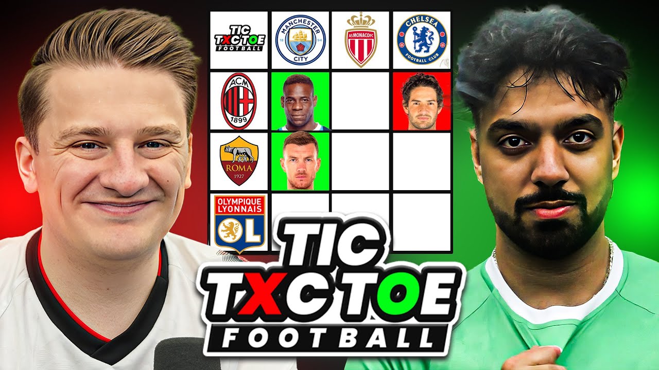 FOOTBALL TIC TAC TOE Vs BALL KNOWLEDGE CHAMPION!