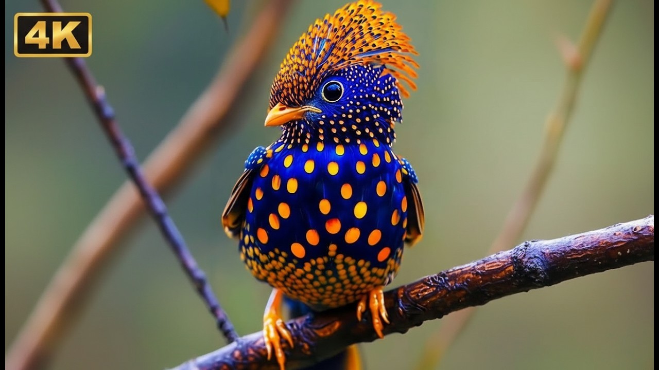 4K Ultra HD Beautiful Birds of the World | Relaxing Nature Video