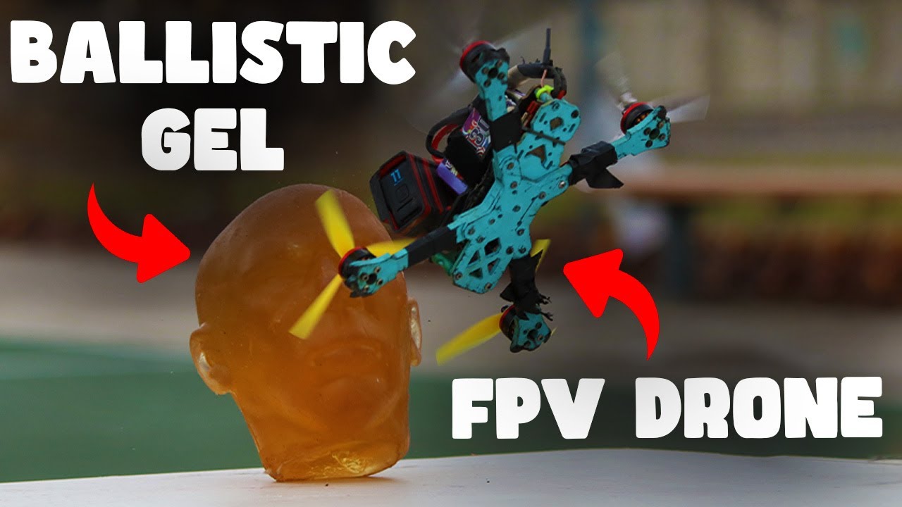 Drone vs Ballistic gel.