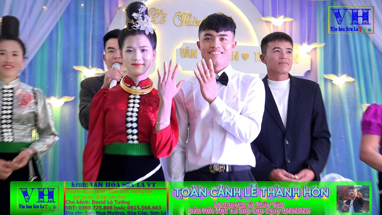 TOÀN CẢNH ĐÁM CƯỚI DÂN TÔC THÁI ĐÊN | Lễ thanh hôn Văn Nguyên và Thúy Vân Ngay 9/2/2026