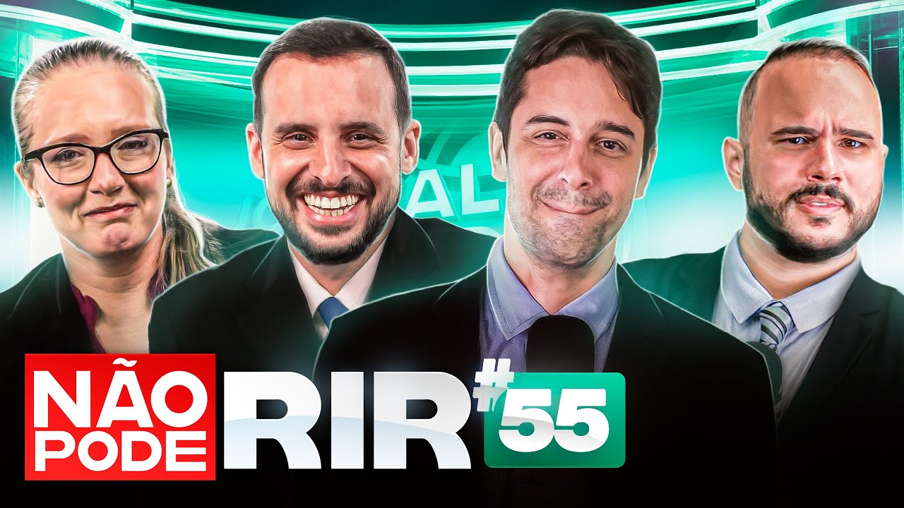 JORNAL NÃO PODE RIR com Rafael Studart, Marcos Castro, Luciana D'Aulizio e Ed Gama