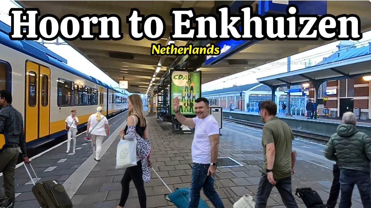 Train Journey 🇳🇱: Hoorn to Enkhuizen The Netherlands | Scenic Rail Ride