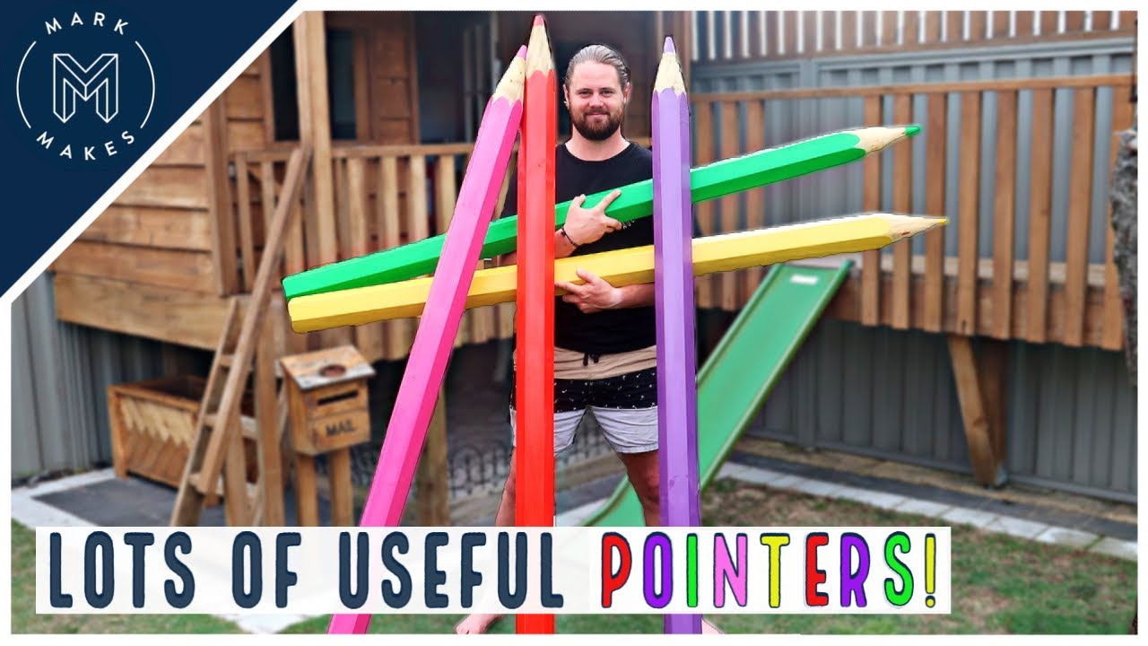 I made 5 GIANT Pencils!