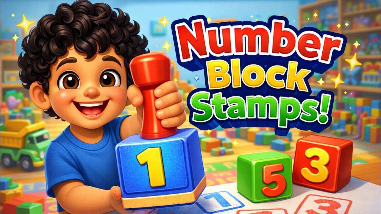 Number Blocks Stamps 1 - 5 | #numberblocks #numberblockstoys #numberblocksepisodes 