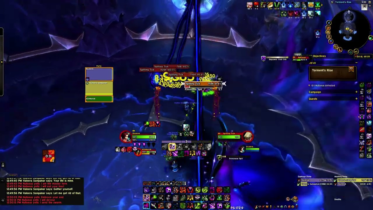 Let Me Solo Him: Nullaeus ?? Warlock PoV Valeera level 24