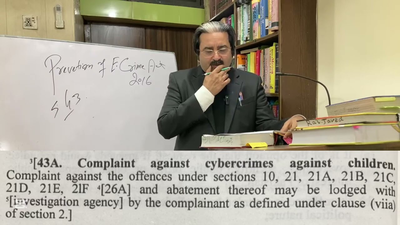 S.43A of The prevention of electronic crime Act,2016(PECA) #kung