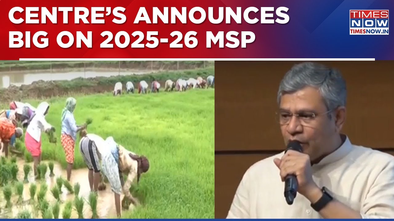 Big Update: Centre Clears MSP For 2025-26; Modi Cabinet Hikes Kharif Crops Minimum Support Price