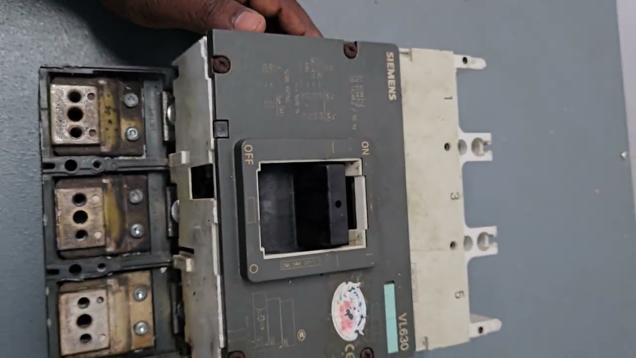 SIEMENS MCCB VL630 REPAIRING