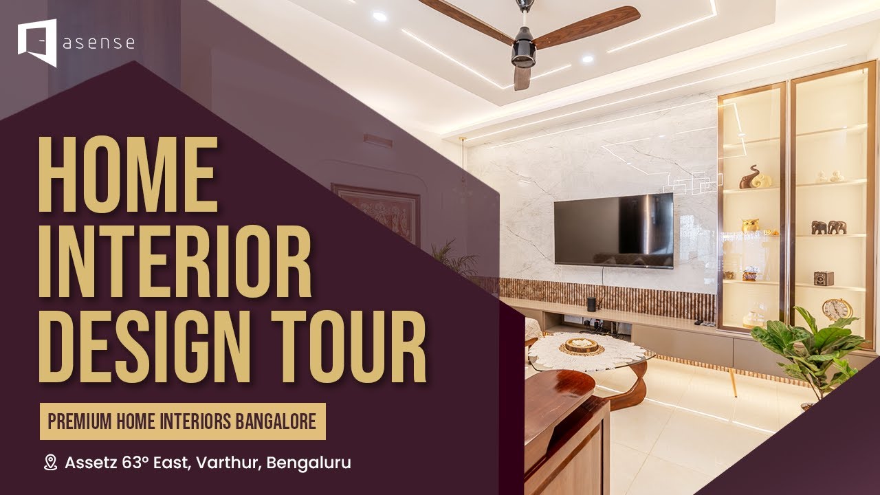 Modern 3BHK Home Tour at Assetz 63 degree East | Arjit & Emilie&rsquo;s Custom Interiors by Asense