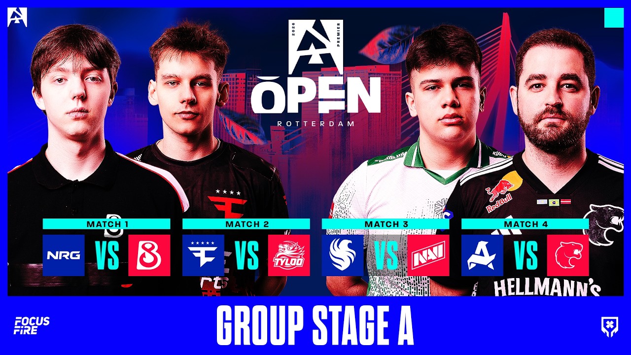 [FIL] BLAST Open Rotterdam Day 3 - FaZe Clan vs TYLOO, Falcons vs NAVI, FURIA vs Aurora