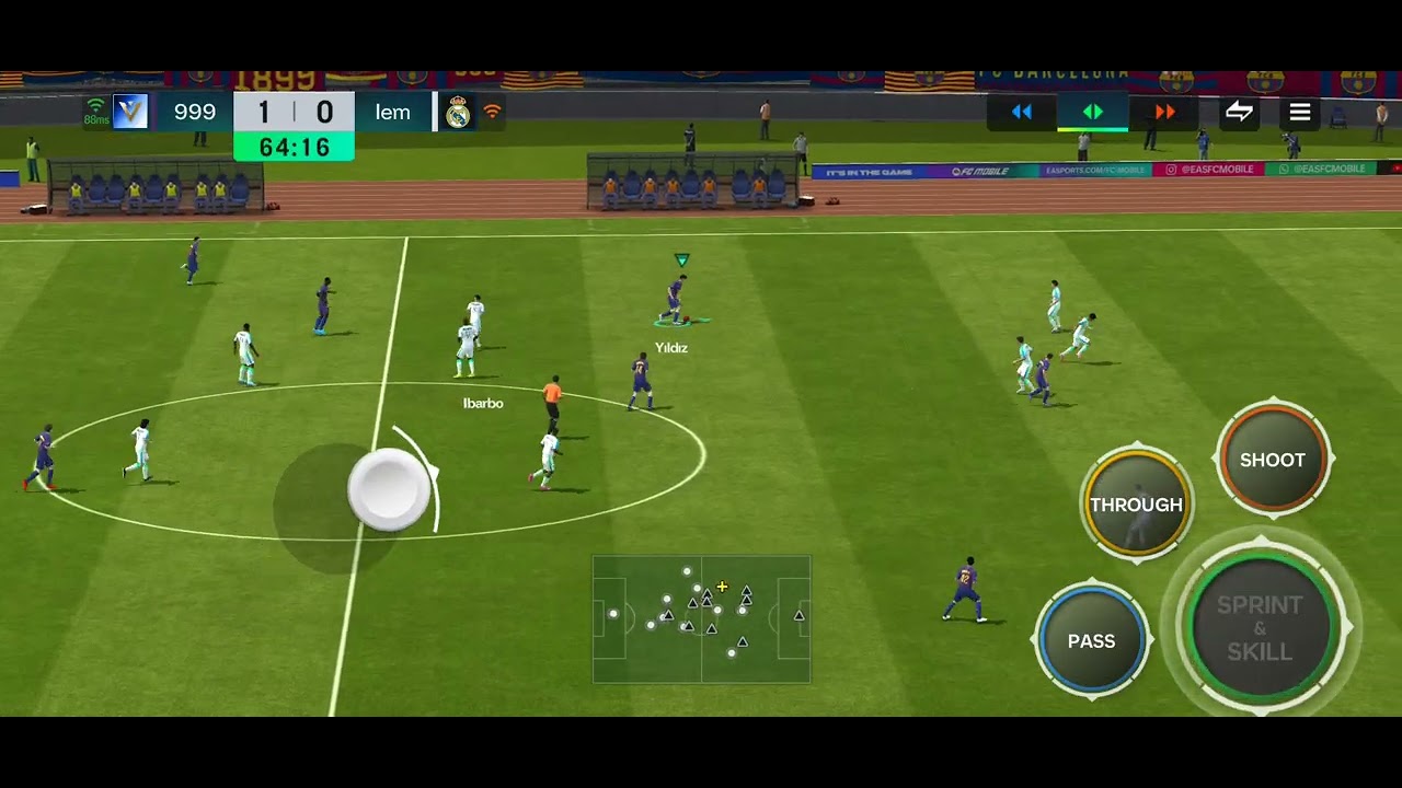 Me playing fc mobile