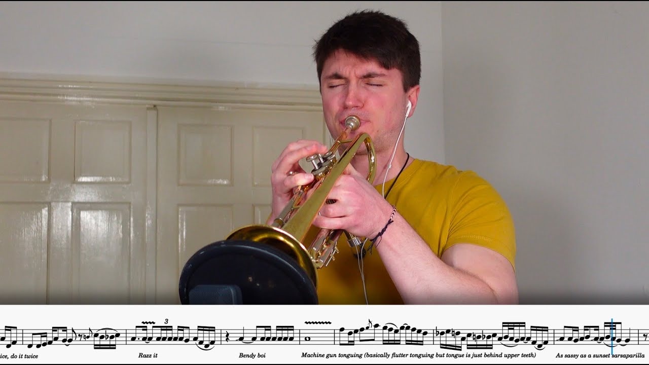 How many techniques can you fit into a trumpet solo (tastefully..?)