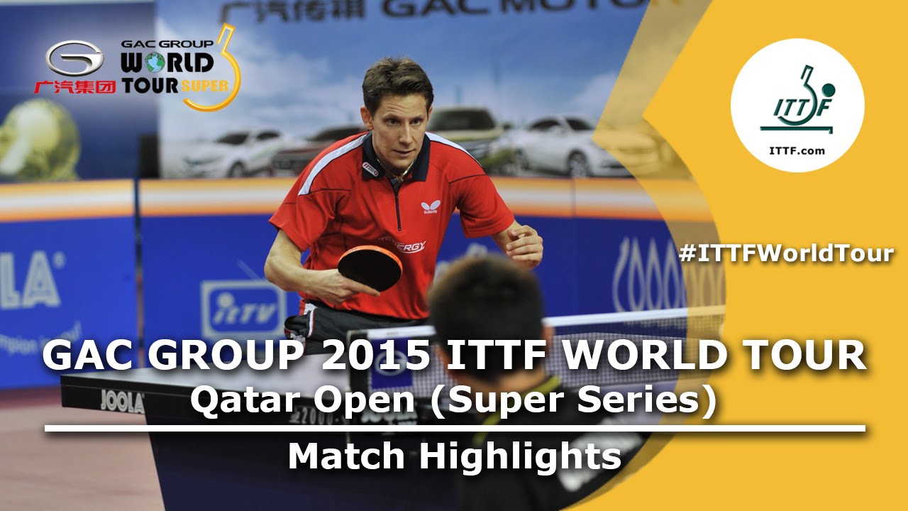 Qatar Open 2015 Highlights: Robert Gardos Vs Chuang Chih Yuan (1/4 Final)
