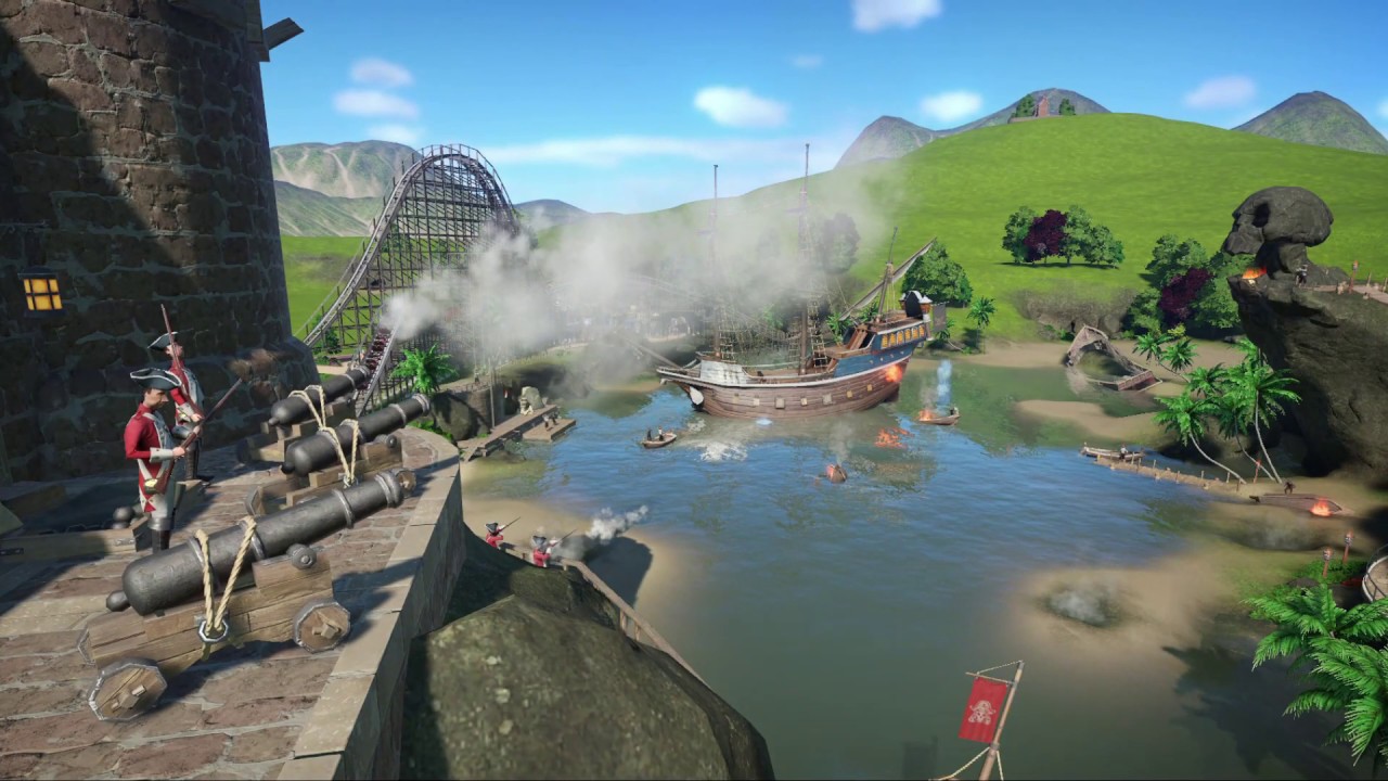Pirate Battle Screensaver ~ Fun for your TV or any device! Dawn to Dusk.