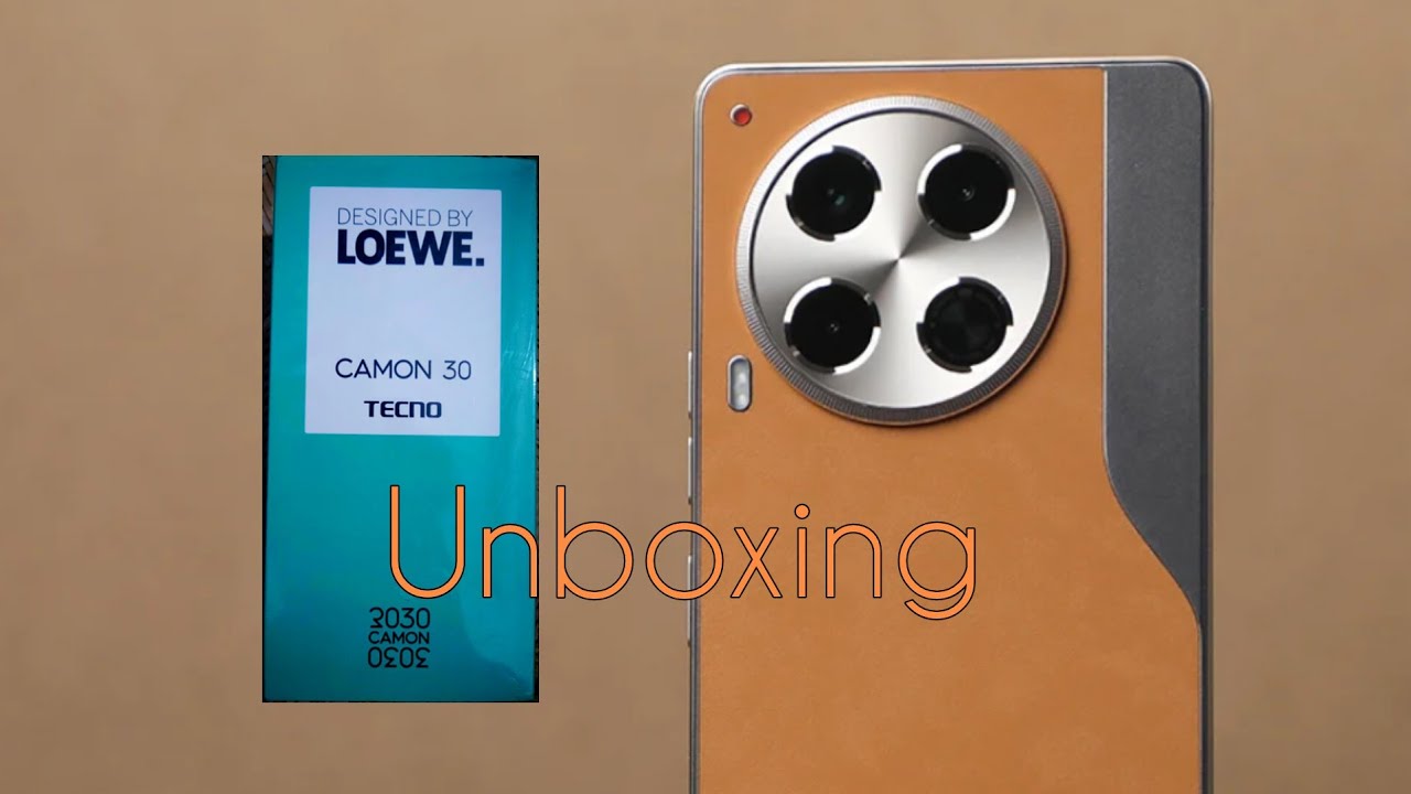 Tecno Camon 30 | Unboxing | Sand Brown