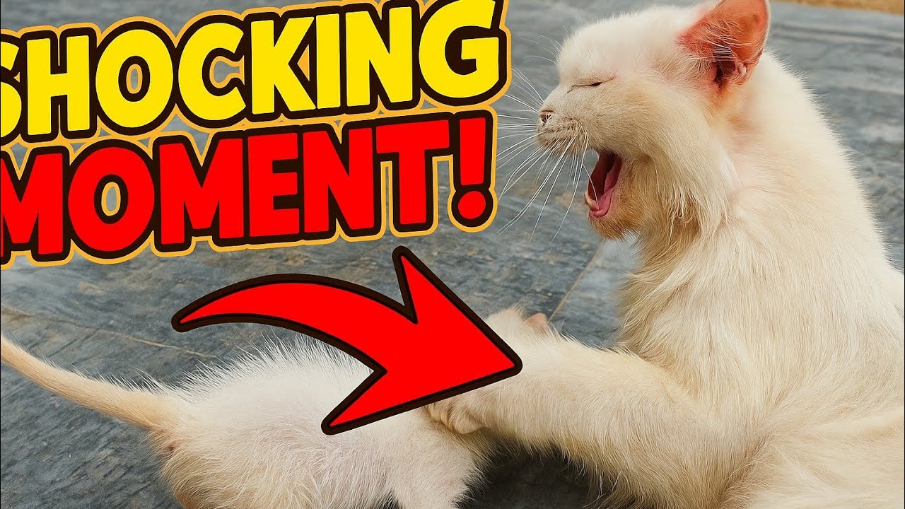 Angry White Cat Hisses and Attacks Kittens 😾 | What&rsquo;s Going On?