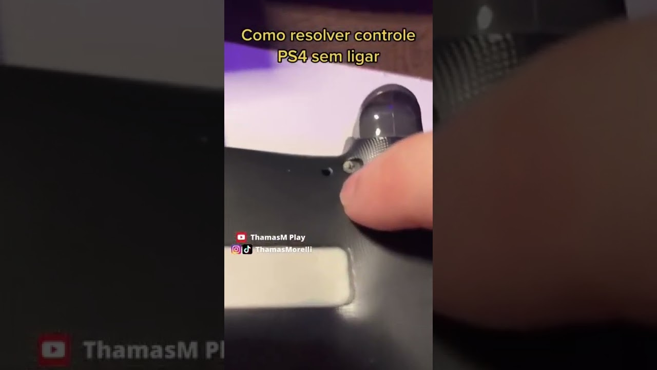 CONTROLE do PS4 N&Atilde;O CONECTA (solu&ccedil;&atilde;o) #shorts