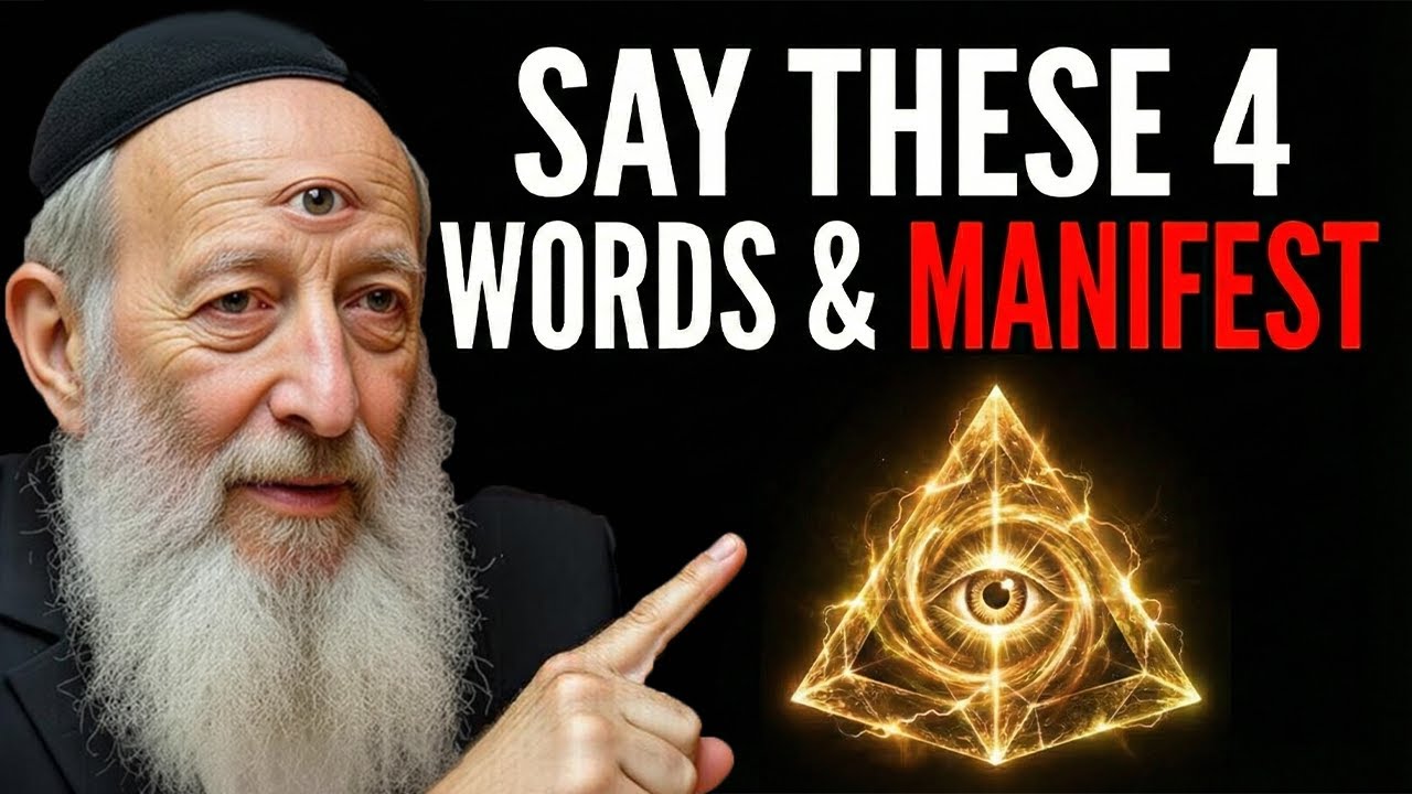 Billionaire Rabbi: 'Say These 4 Words The Second You Wake Up To Unlock Wealth!'