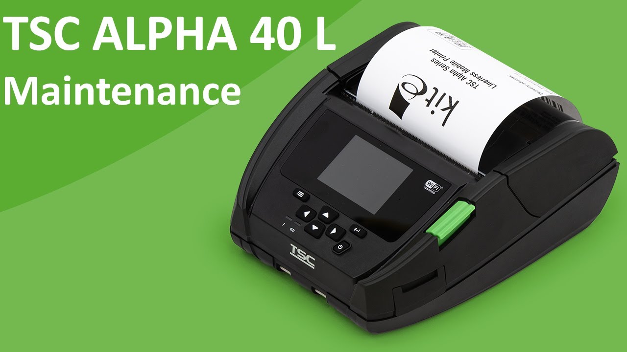 How to Set Up and Maintain the TSC Alpha 40 L Mobile Linerless Label Printer | Kite Packaging