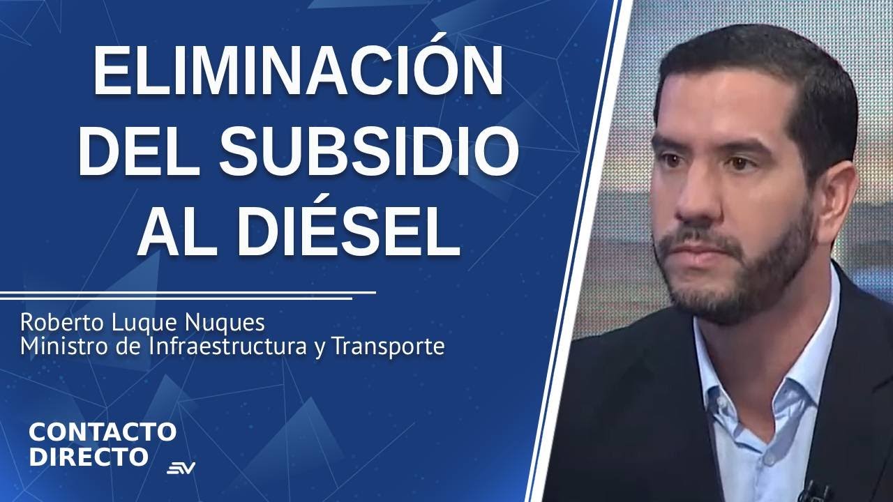 Entrevista con Roberto Luque - Ministro de Infraestructura y Transporte | Contacto Directo |Ecuavisa
