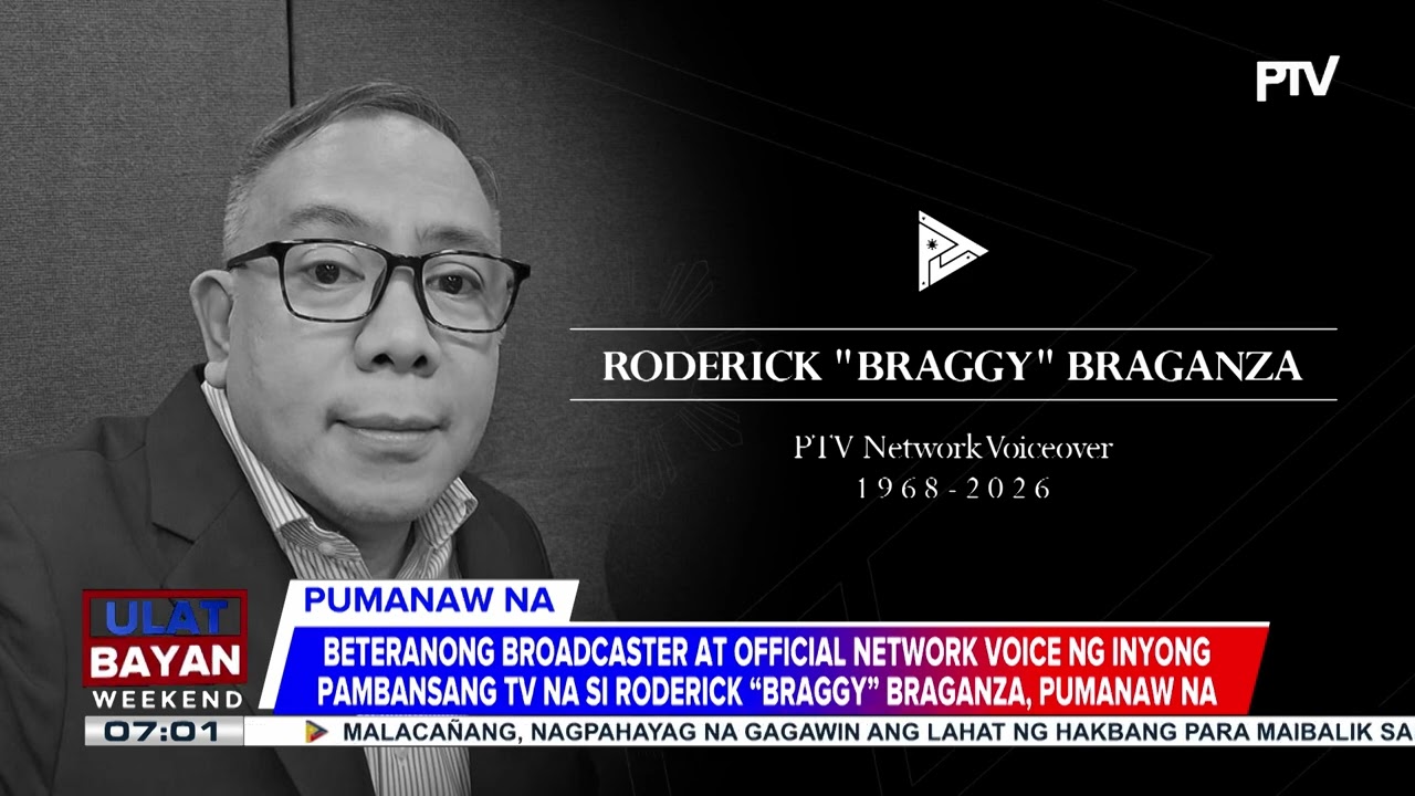#UlatBayanWeekend | PTV official network voice na si Roderick 
