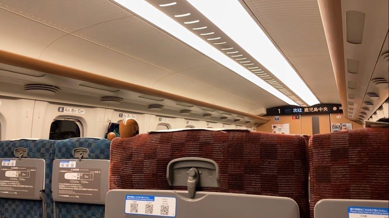 【三菱/東芝IGBT?】N700系7000番代S12,S14編成走行音(熊本→鹿児島中央) / Shinkansen-N700 sound