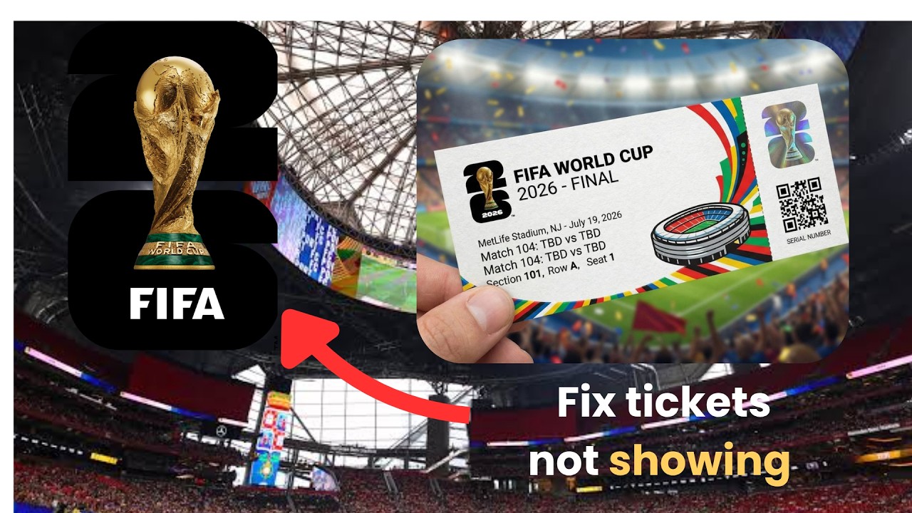 How To Fix FIFA 2026 Ticket App Loading Error (Blank Screen Fix)