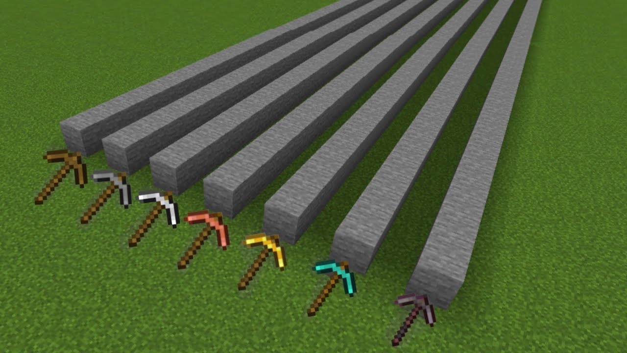Which Pickaxe Is faster in Minecraft? 