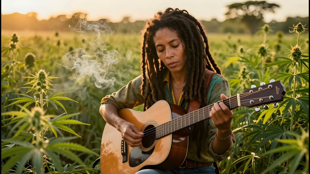 🎶 Light It Slow 🌴| One Leaf One Love | A feminine Bob Marley vibe | by @Music_on_Earth #bobmarley 