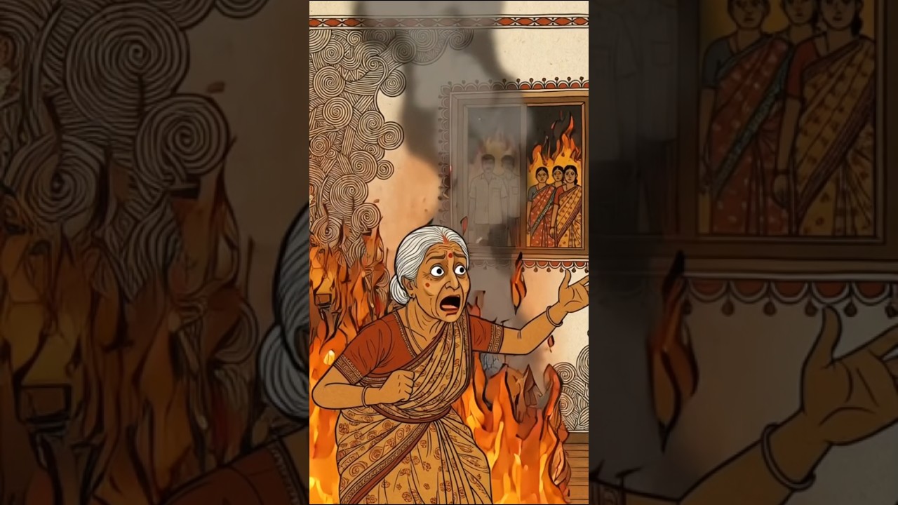 एक  बुढ़िया की 12  आँखों 