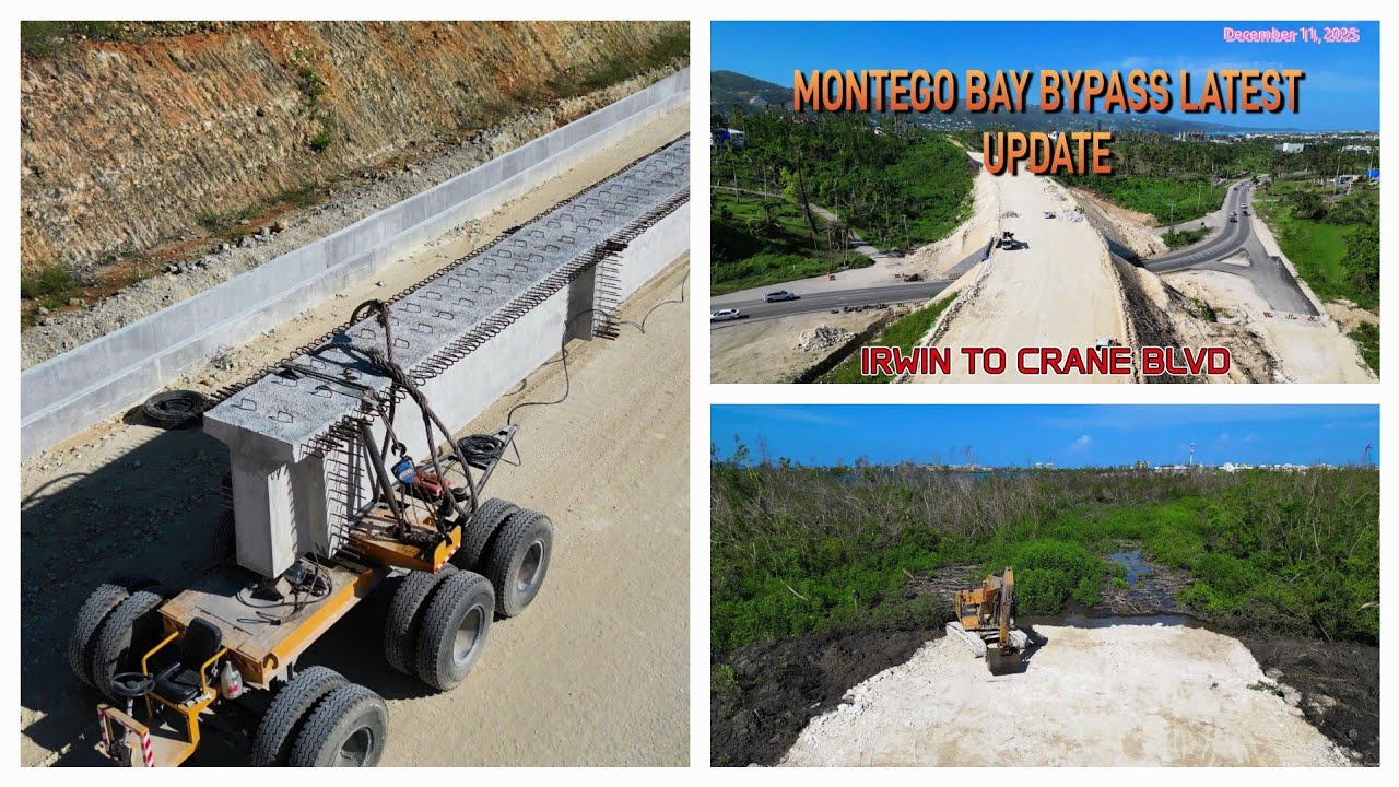MONTEGO BAY [ BYPASS ] PERIMETER ROAD LATEST UPDATES / Post Hurricane Melissa Landscape Renewal. 