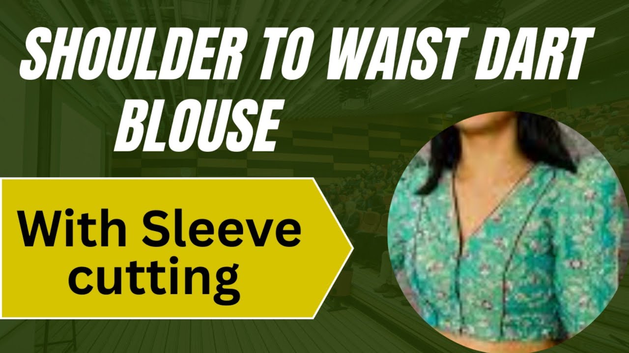 Raja Rani coaching inspired method Shoulder to waist dart | straight dart blouse cutting