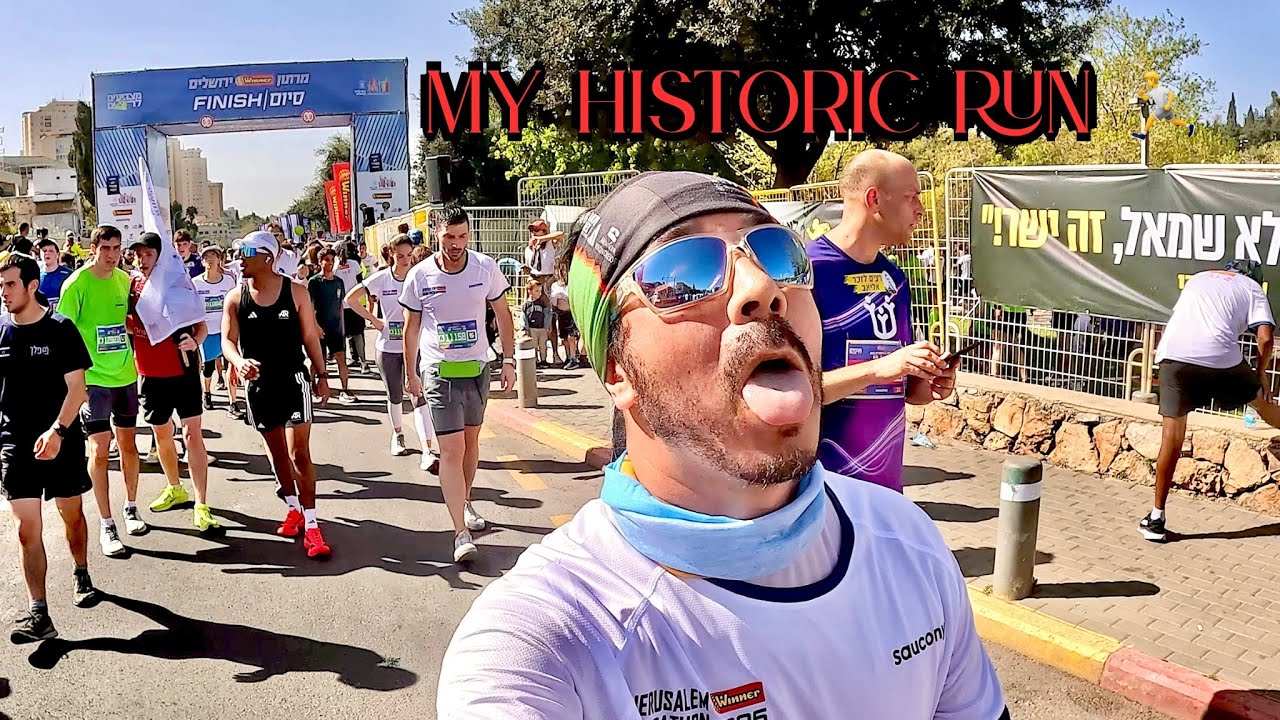 MY HISTORIC RUN 🏃 JERUSALEM MARATHON 2025 || 14th INTERNATIONAL JERUSALEM MARATHON 2025