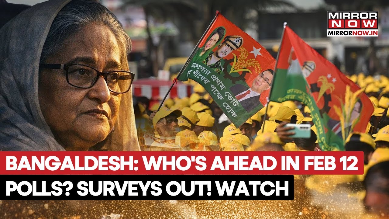 Bangladesh Elections: Who's Ahead In Feb 12 Polls? Surveys On BNP, Jamaat Performance Out | Watch