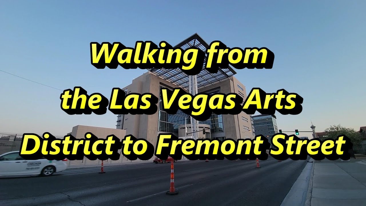 Walking from the Arts District to Fremont Street