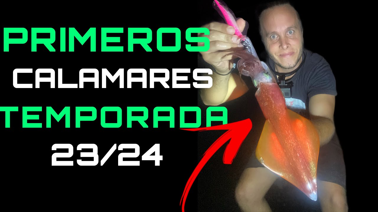 PRIMEROS CALAMARES desde COSTA del 2023 a EGING costa brava