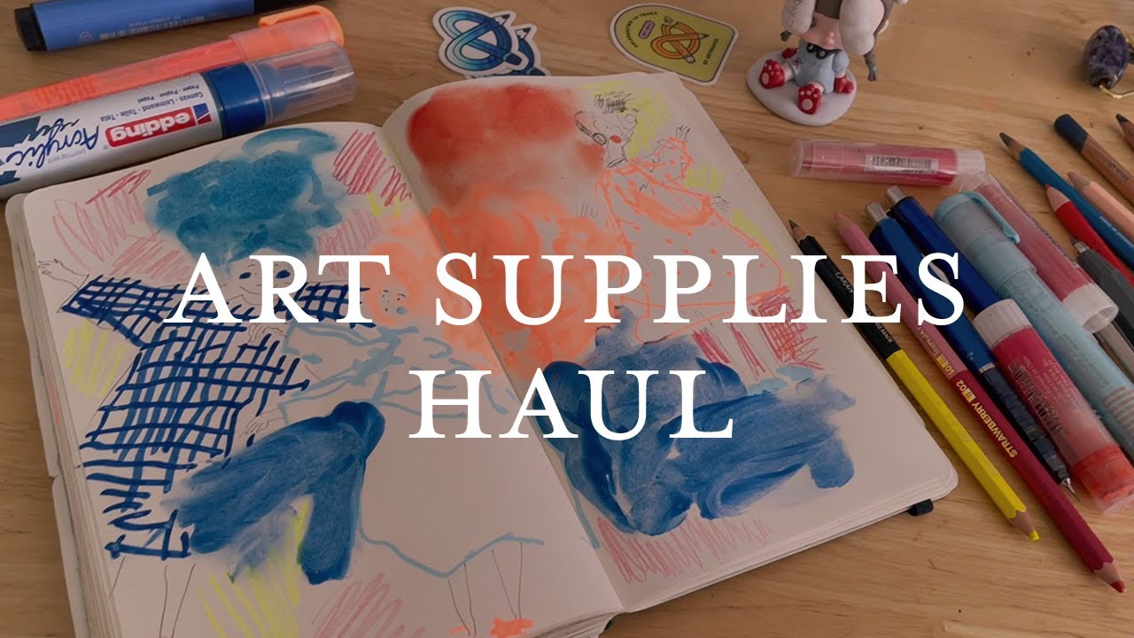 Some of my go to art supplies 👩🏻‍🎨