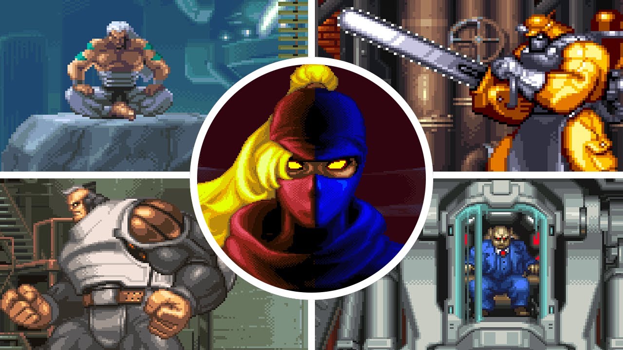 The Ninja Saviors: Return of the Warriors - All Bosses & Ending