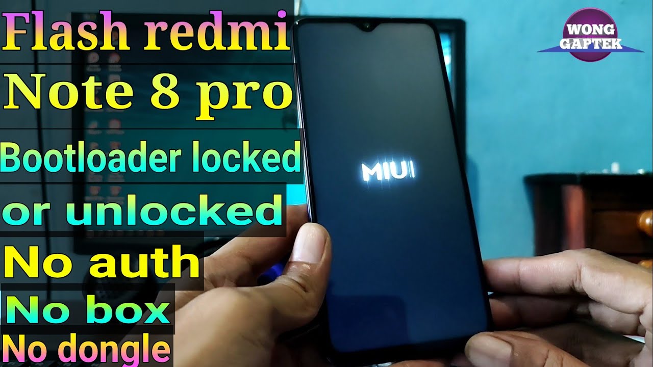 Flash Redmi Note 8 Pro (Begonia) || flash redmi note 8 pro tanpa ubl