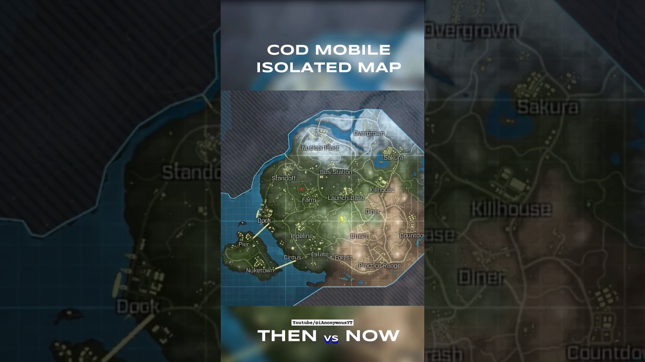 COD Mobile OG Isolated Map (THEN vs NOW)