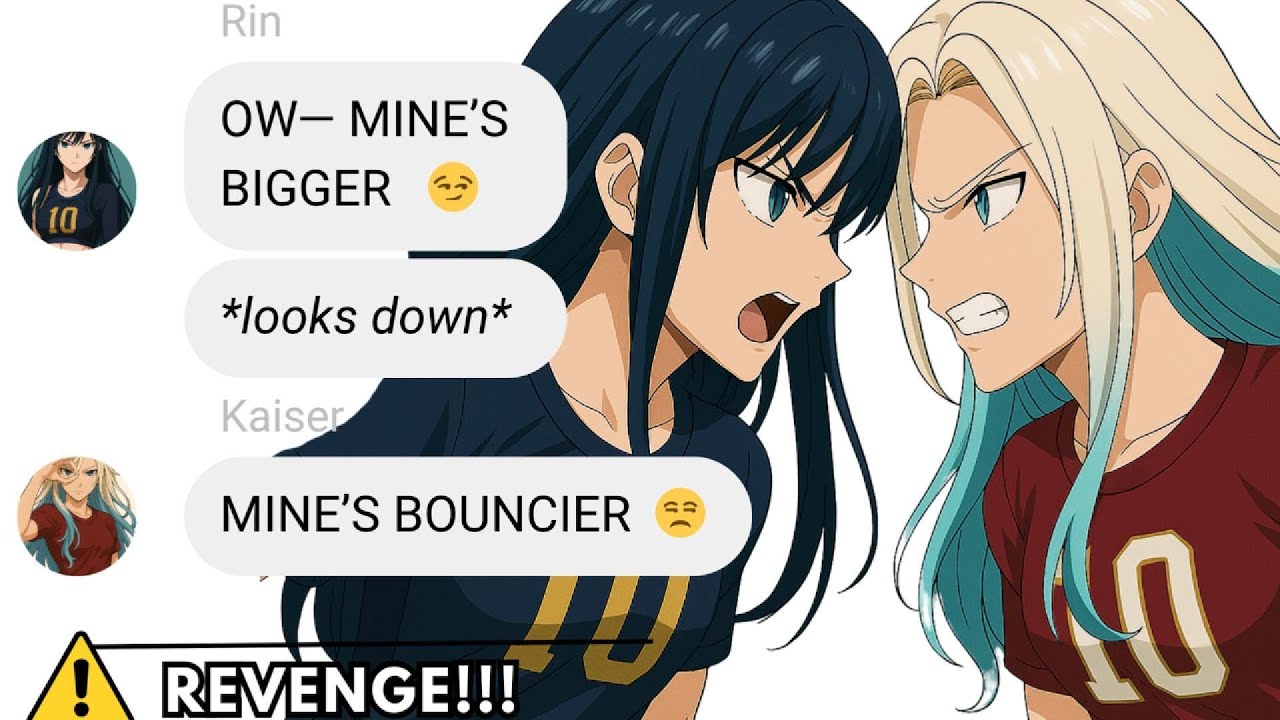 If Rin and Kaiser Became Girls (ISAGI'S REVENGE?!!) | Blue Lock Text Story