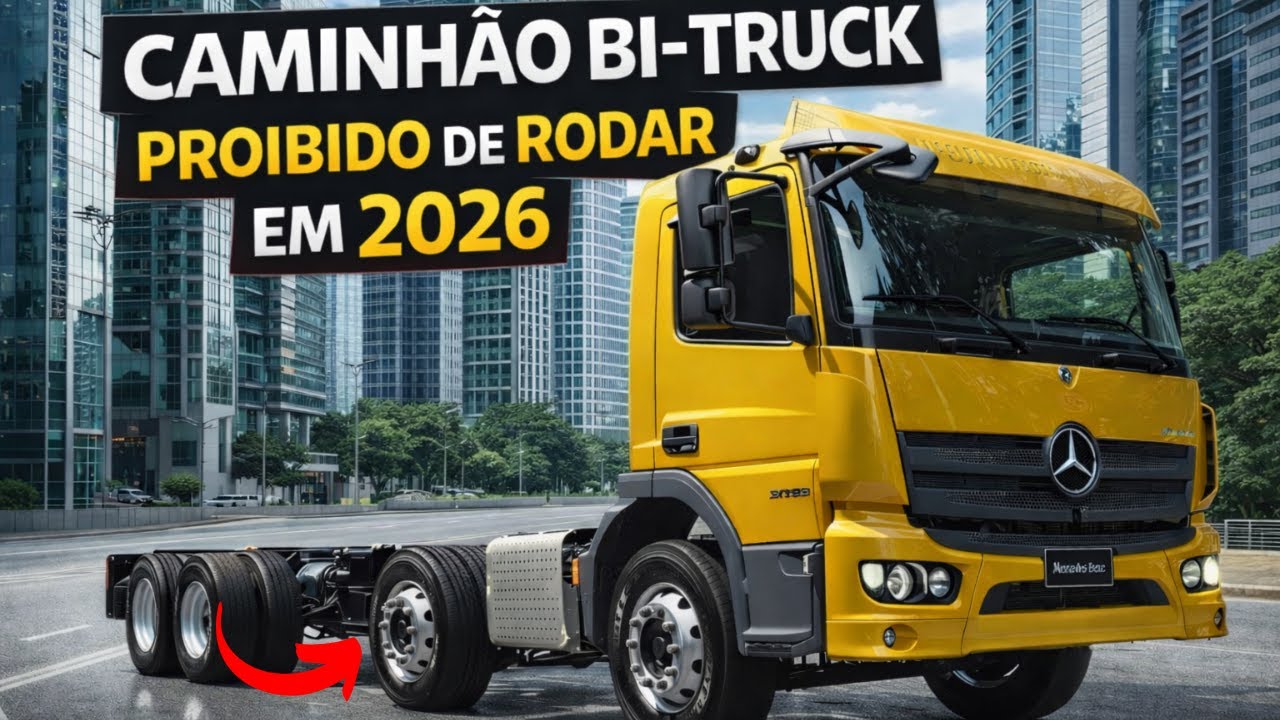 ACABOU PARA O CAMINHÃO  BI-TRUCK? NOVA LEI PODE PROIBIR ESSE CAMINHÃO EM 2026 O FUTURO  EM JOGO !