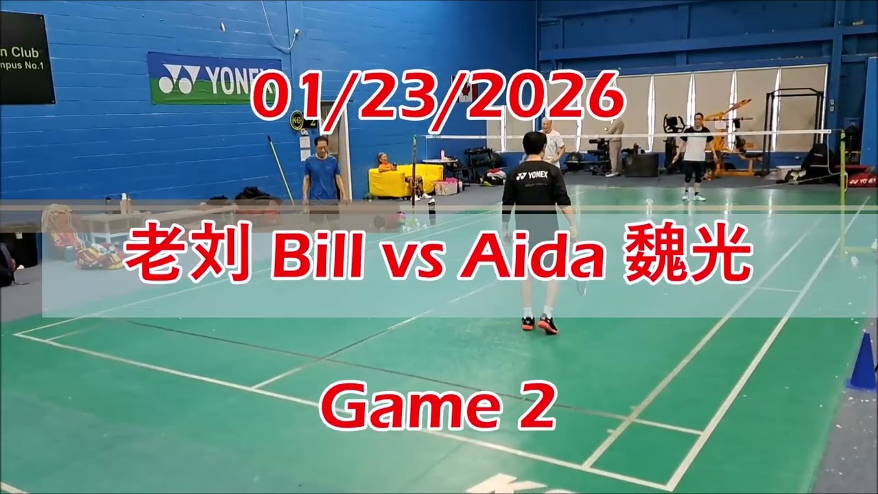 01/23/2026 老刘 Bill vs Aida 魏光 Games 1 - 3