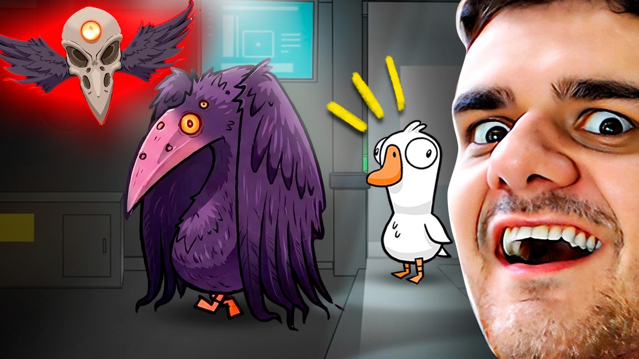Finalmente Joguei Com A Gralha Preta No Goose Goose Duck!