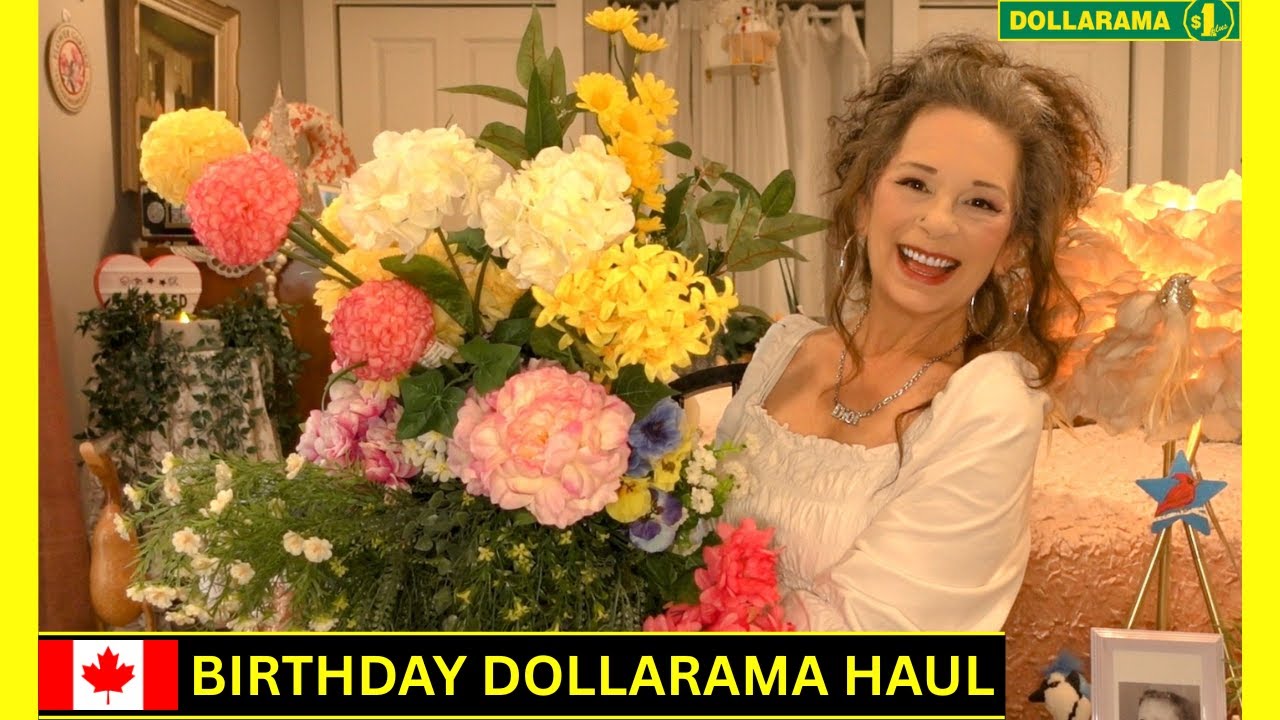 DOLLARAMA BIRTHDAY HAUL!! + BIRTHDAY SURPRISE! #subscribe
