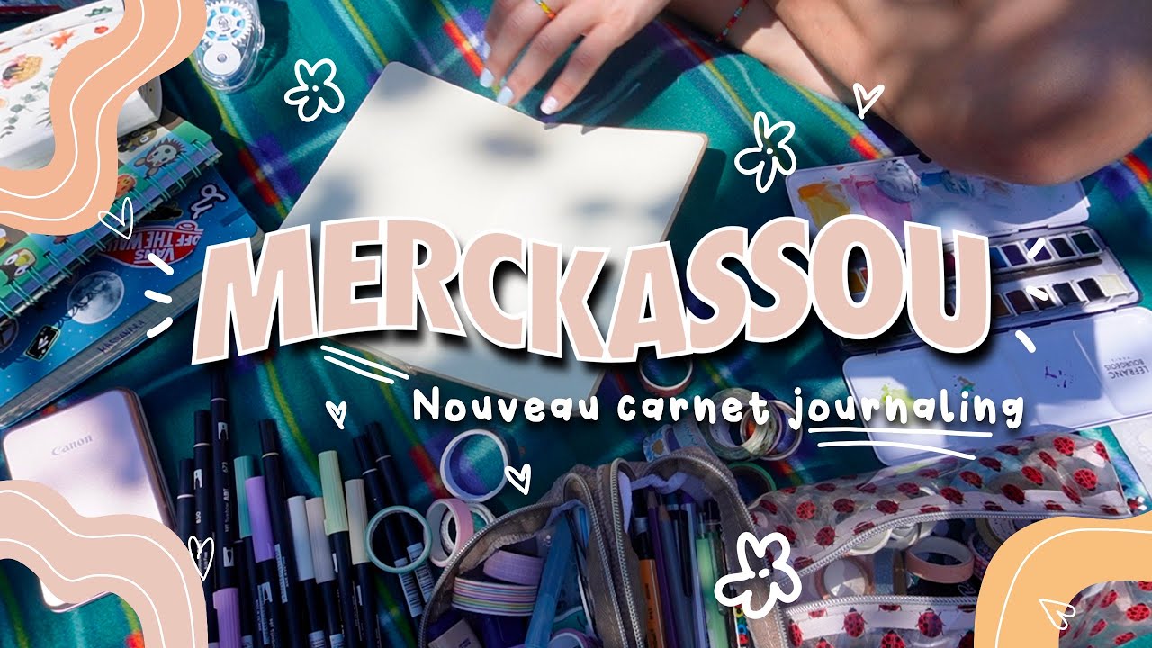 MERCKASSOU ⎮ Nouveau carnet de journaling ☻ #kassgdc