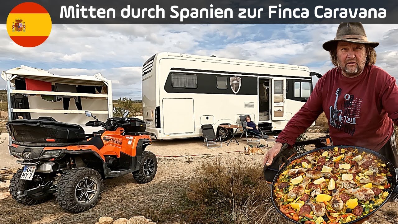 Alternative Route mitten durch Spanien zur Finca Caravana