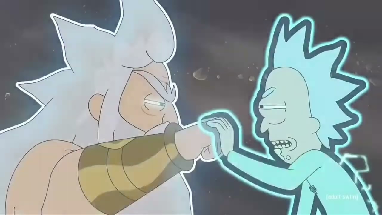 Rick Vs Zeus Fight Scene ｜ Rick And Morty