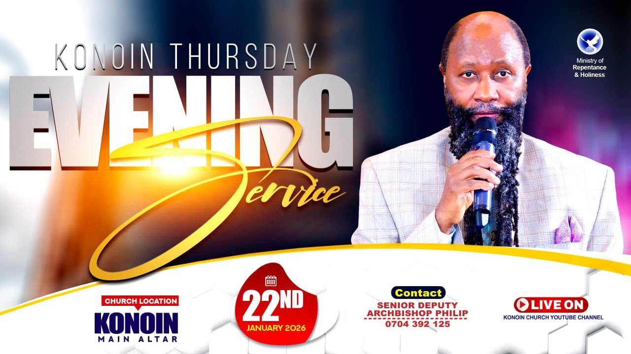 KONOIN THURSDAY EVENING SERVICE // JANUARY 22ND 2026